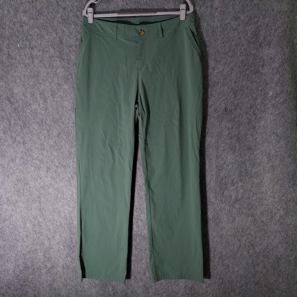 Gerry Men Pants L Olive Gorpcore Outdoor Hiking Lightweight Stretch Straight Leg